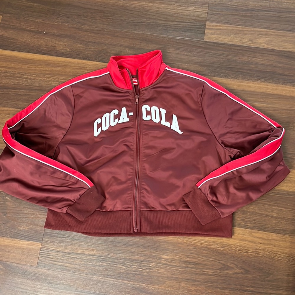 Coca Cola, womens zip up sweatshirt jacket dri-fit  new with tags